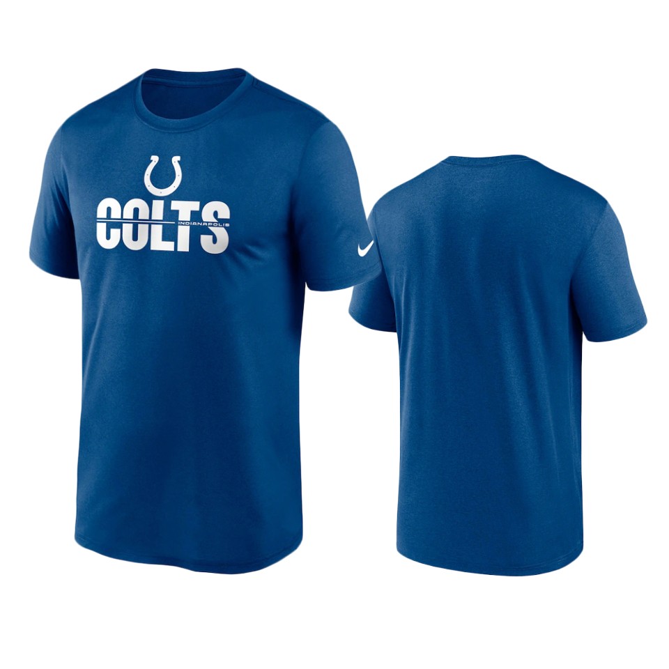 colts royal legend microtype performance t shirt