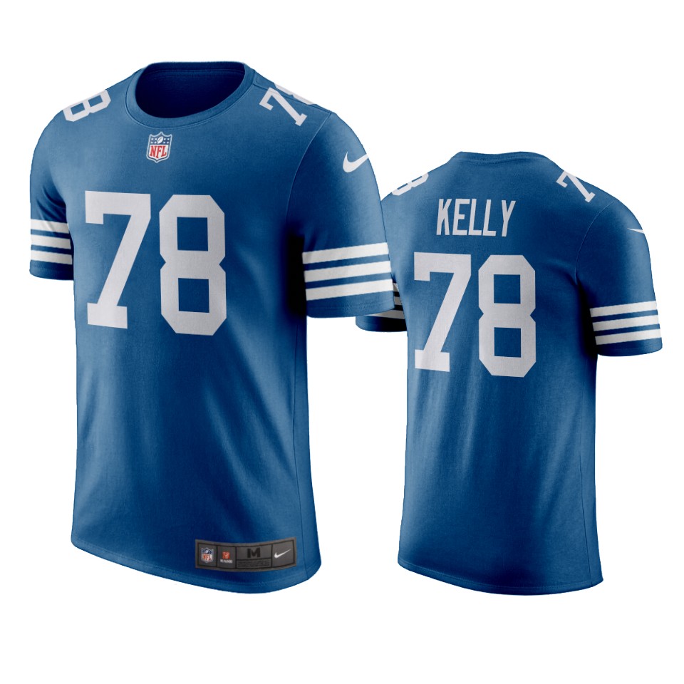 colts ryan kelly royal throwback name number t shirt