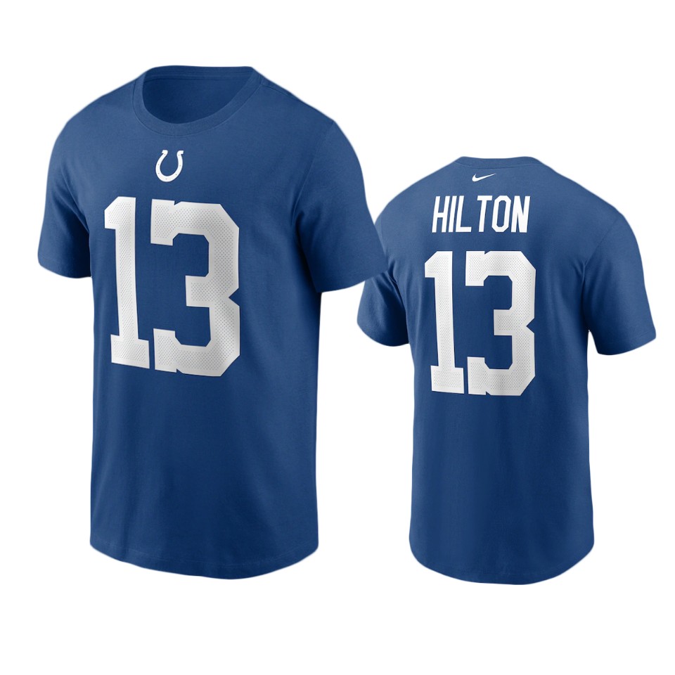 colts t.y. hilton nikeroyal t shirt