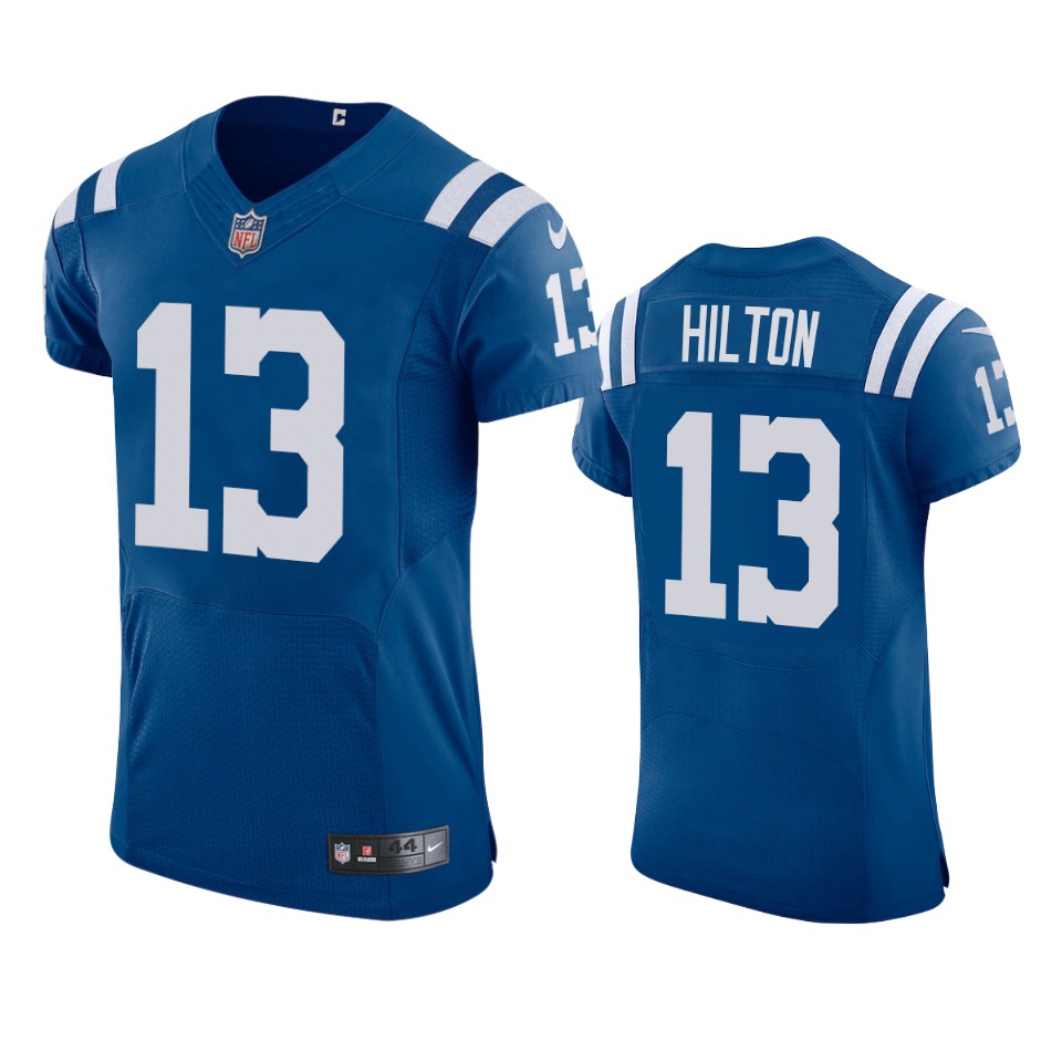 colts t.y. hilton royal 2021 vapor elite jersey