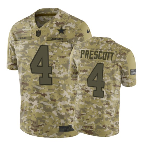 cowboys 4 dak prescott 2018 salute to service jersey