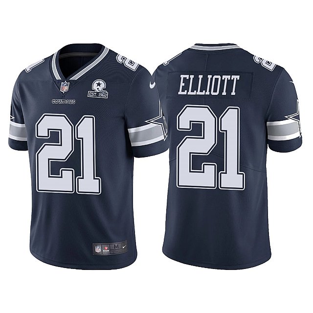 cowboys-60th-anniversary-ezekiel-elliott-navy-vapor-limited-jersey-middle