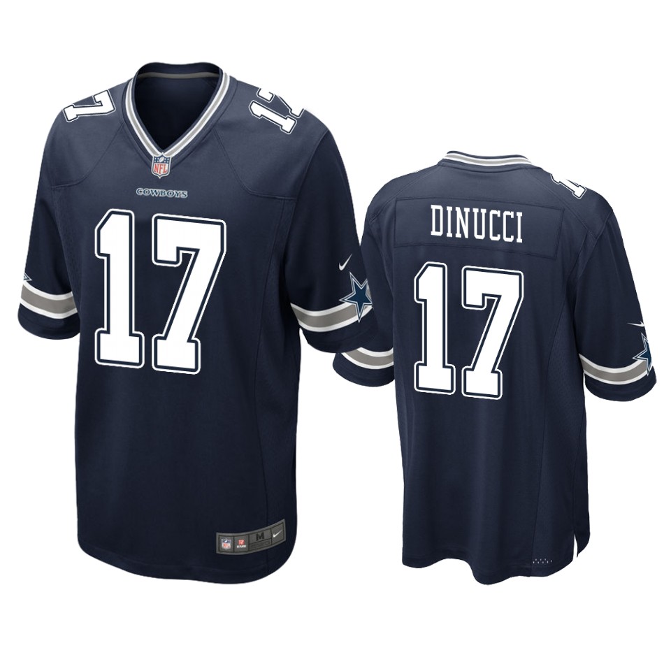cowboys ben dinucci game navy jersey