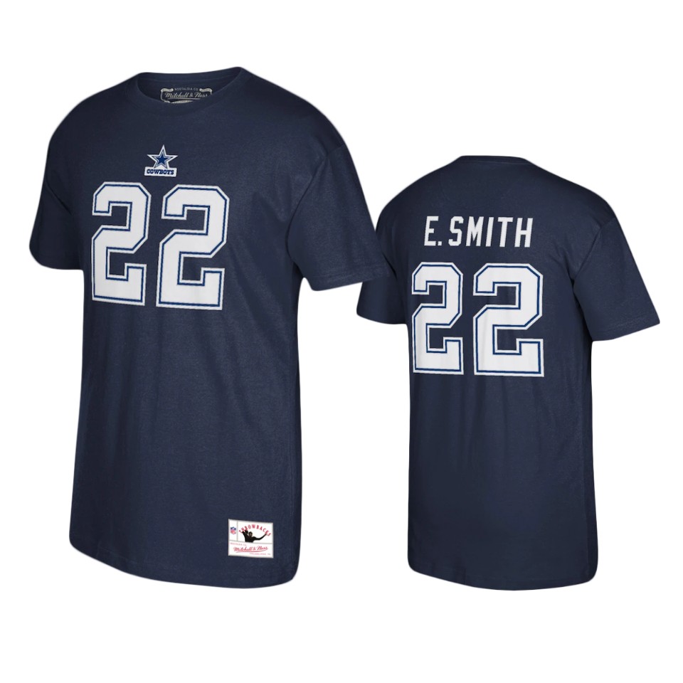 cowboys emmitt smith nikenavy t shirt