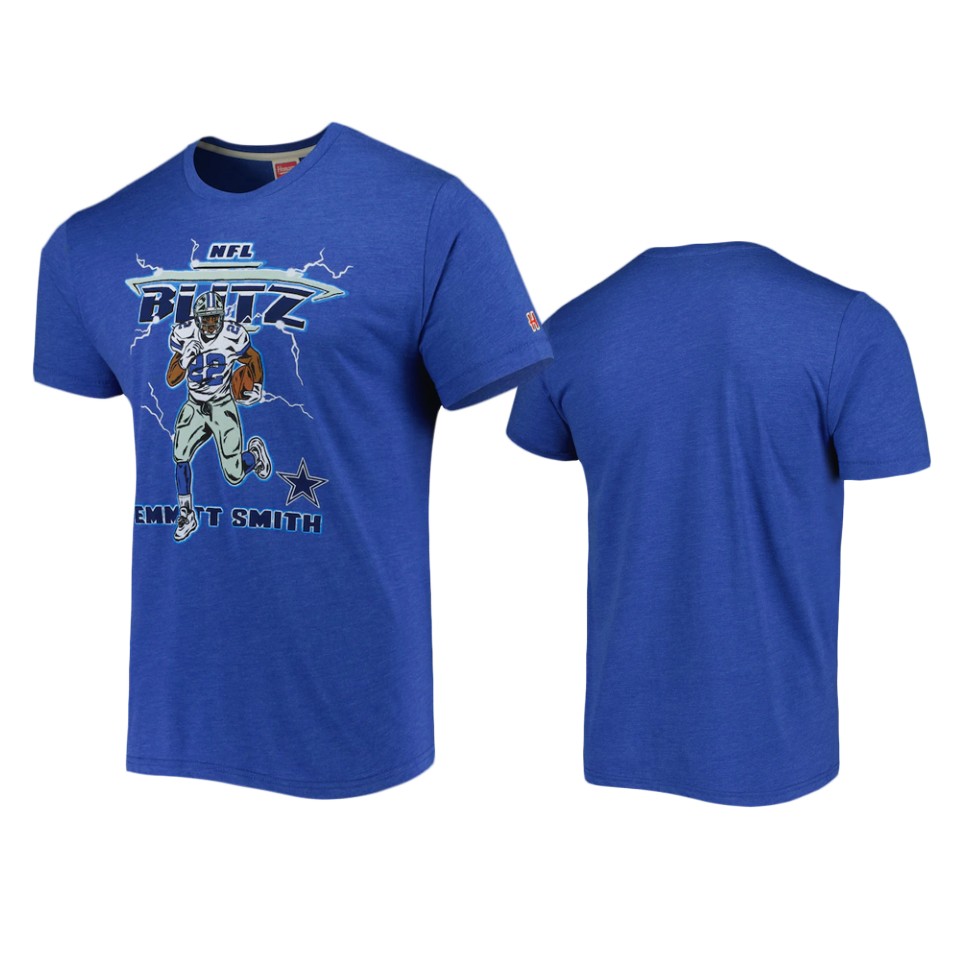 cowboys emmitt smith royal nfl blitz homage t shirt