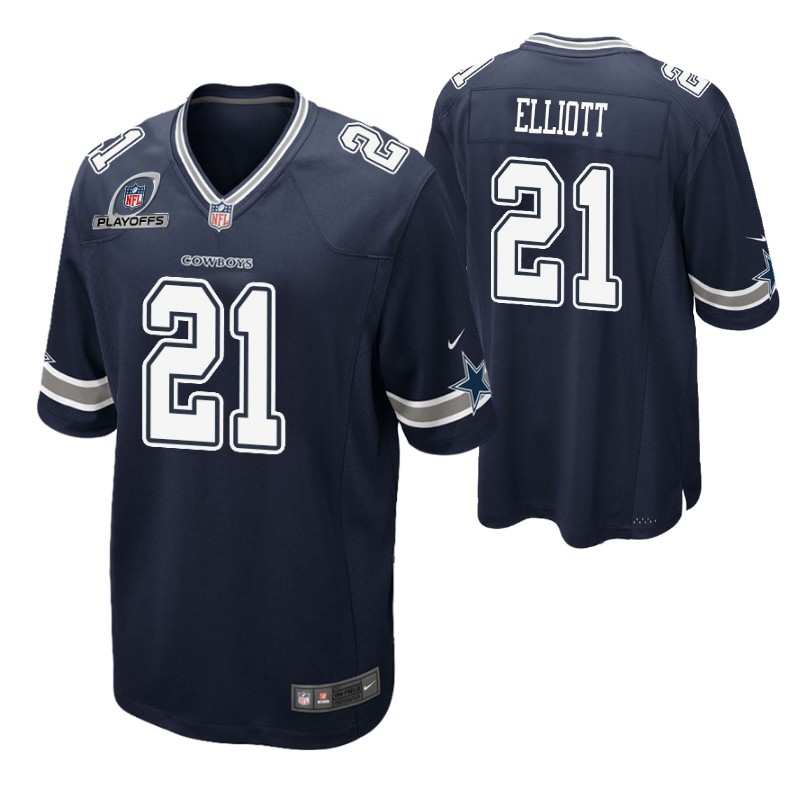cowboys-ezekiel-elliott-2021-nfl-playoffs-patch-jersey-navy-game