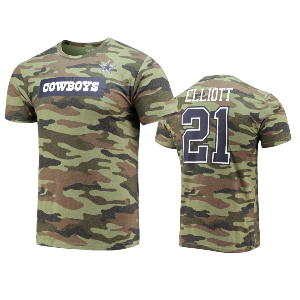 cowboys ezekiel elliott camo caudron t shirt