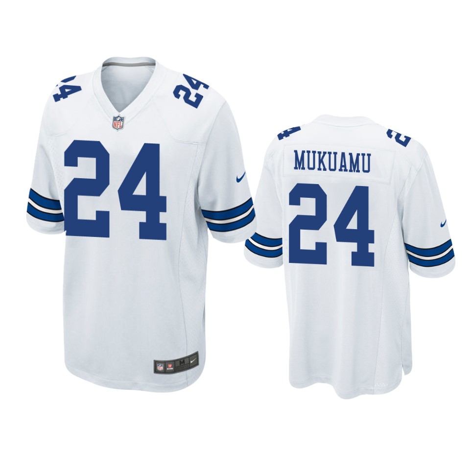 cowboys israel mukuamu game white jersey