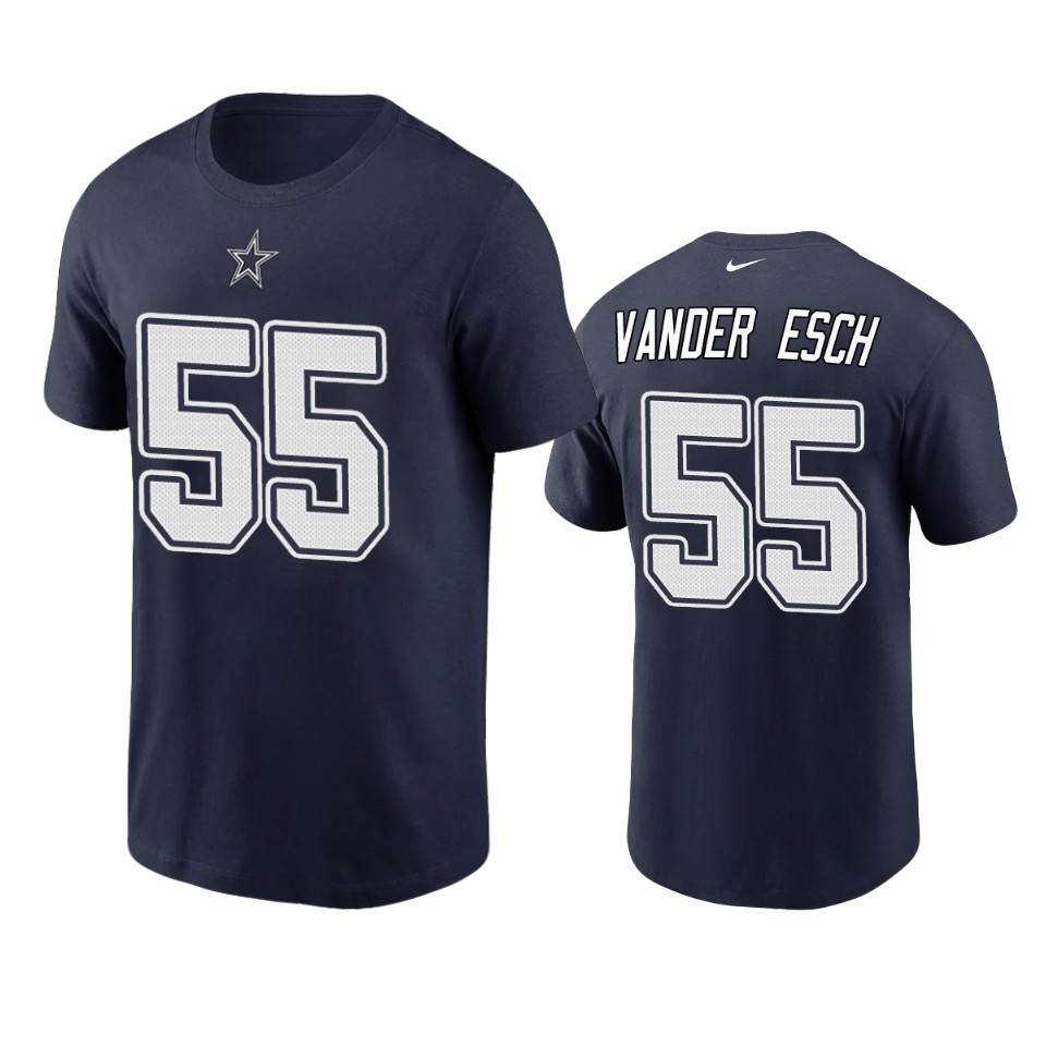 cowboys leighton vander esch nikenavy t shirt