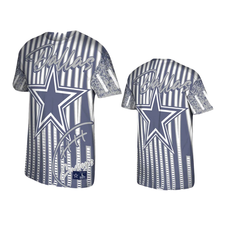 cowboys navy jumbotron historic logo t shirt