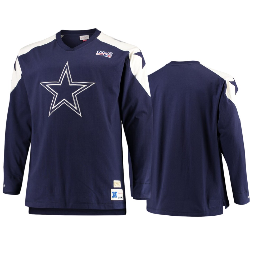 cowboys navy nfl 100 team inspired t shirt