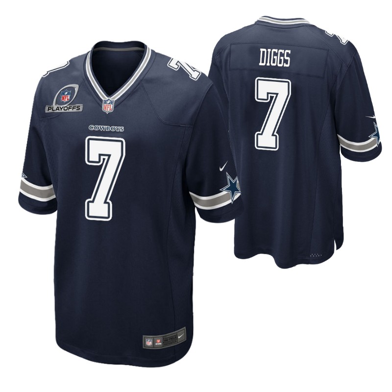 cowboys-trevon-diggs-2021-nfl-playoffs-patch-jersey-navy-game