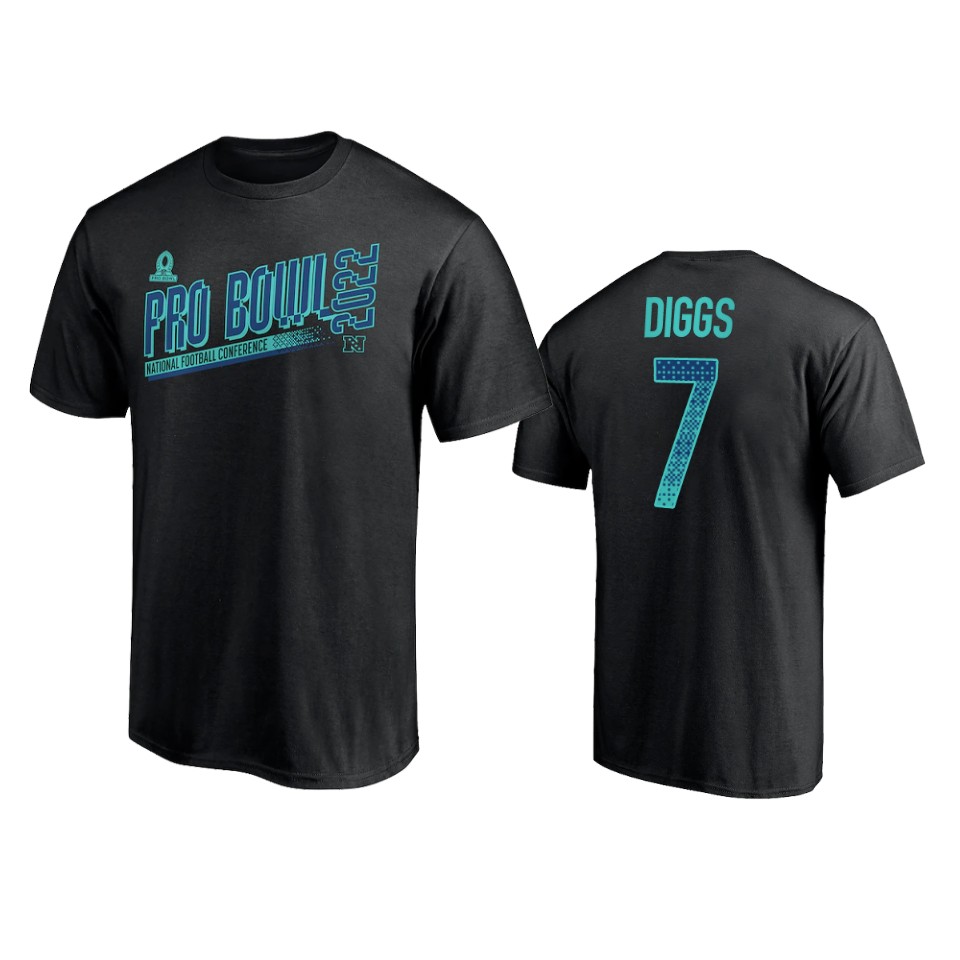 cowboys trevon diggs black 2022 nfc pro bowl t shirt