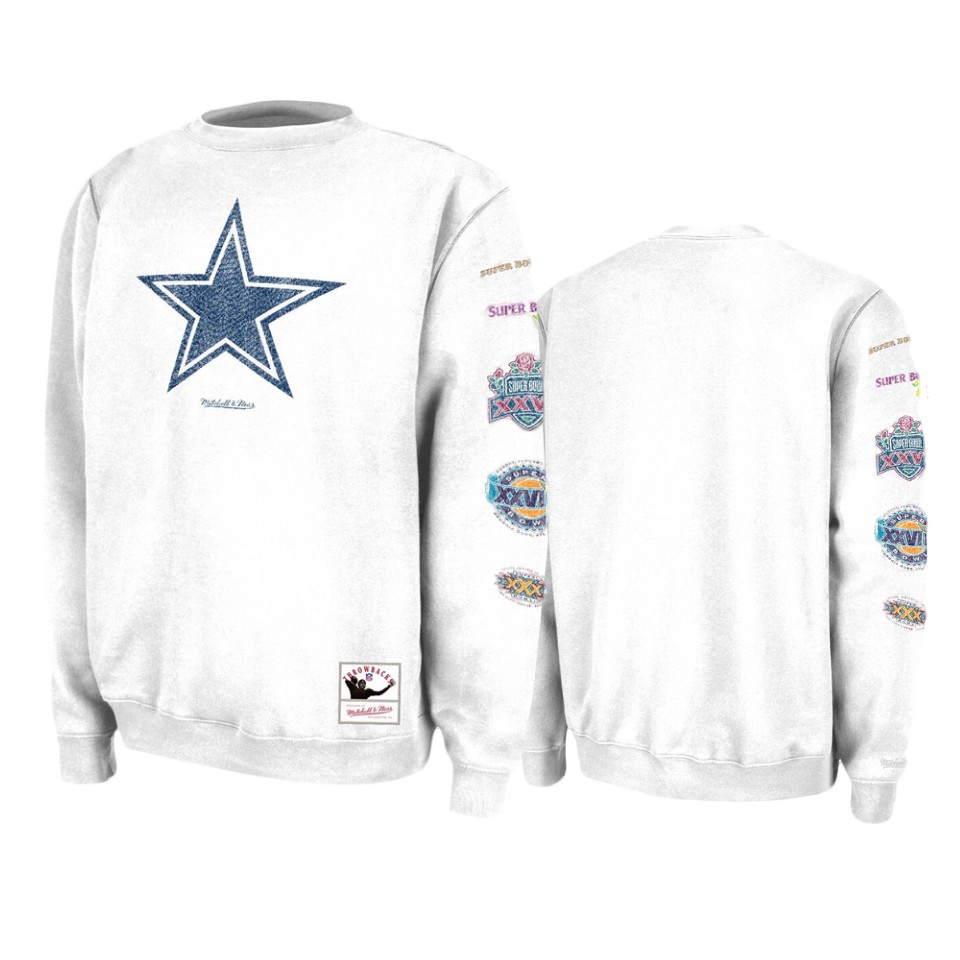 cowboys white rings vip champions sweater
