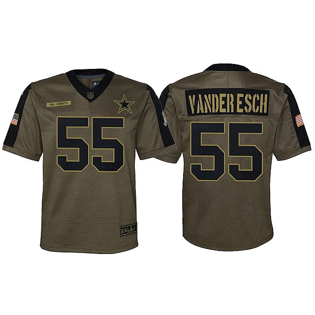 cowboys-youth-leighton-vander-esch-2021-game-salute-to-service-olive-jersey-middle
