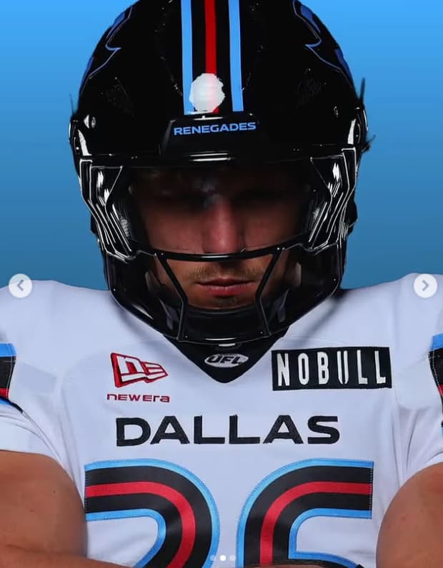 custom Dallas Renegades football  jersey