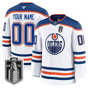 custom Men's Edmonton Oilers 2025 Stanley Cup Final Premium Jersey - All Stitched Away