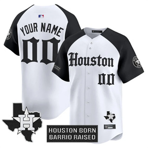 custom Men's Houston Astros 2025 City Connect Texas Patch Vapor Premier Limited Jersey - All Stitched Alternate