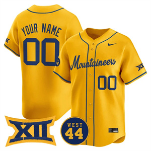 custom Men's West Virginia Mountaineers 2025 Vapor Premier Limited Jersey - All Stitched Gold