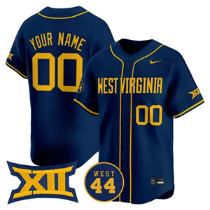 custom Men's West Virginia Mountaineers 2025 Vapor Premier Limited Jersey - All Stitched Navy