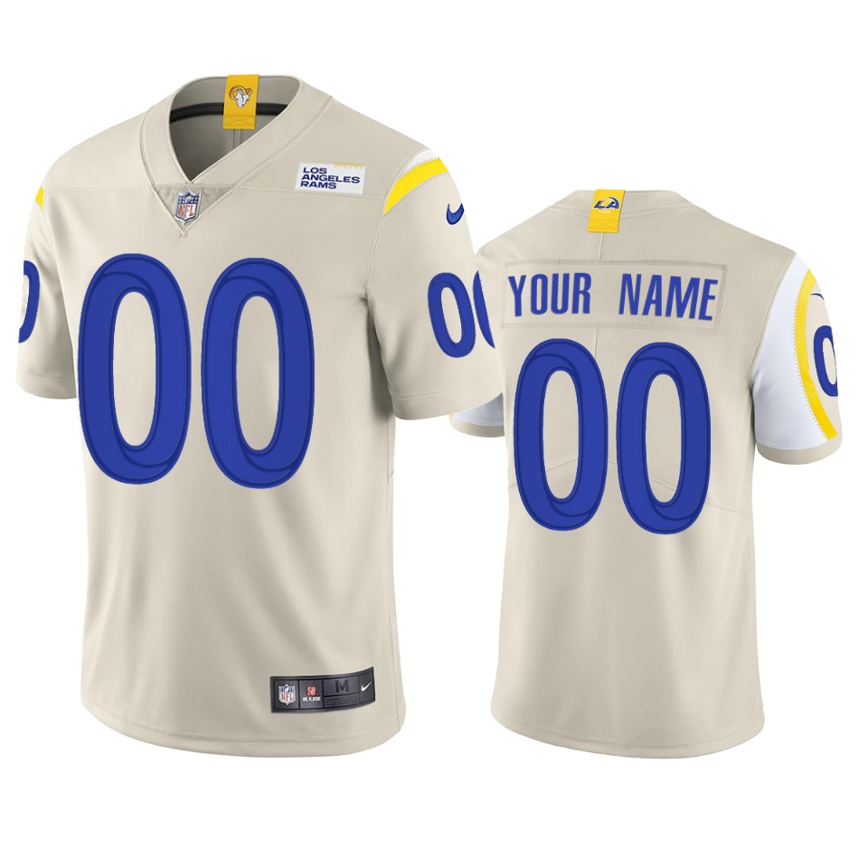 custom rams bone vapor jersey
