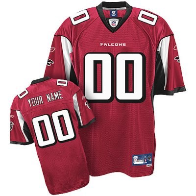 Customized Atlanta Falcons Jersey Eqt Red Team Color Football Jersey 