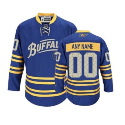 customized buffalo sabres jersey navy blue new third man hockey jersey