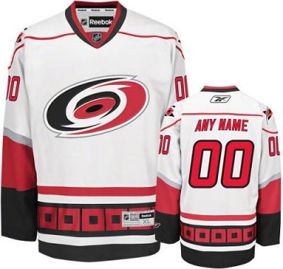 customized carolina hurricanes jersey white road man hockey jersey