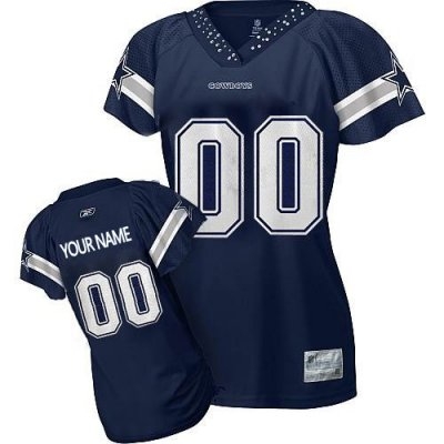 Customized Dallas Cowboys Jersey Women Field Flirt Football football Jersey 
