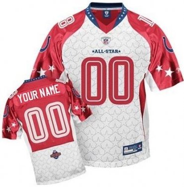 customized indianapolis colts jersey 2010 pro bowl afc football jersey