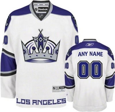 customized los angeles kings jersey white road man hockey jersey