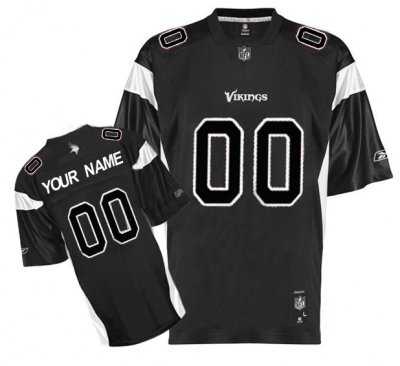 customized minnesota vikings jersey black football jerseys