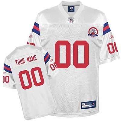 customized new england patriots jersey boston patriots afl 50th anniversary white