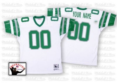 customized philadelphia eagles jersey throwback white football jersey