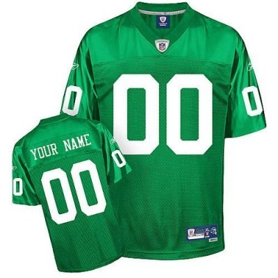 customized philadelphia eagles jersey youth 1960 eqt light green team color football jersey