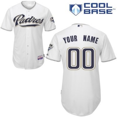 customized san diego padres jersey white home cool base baseball jersey