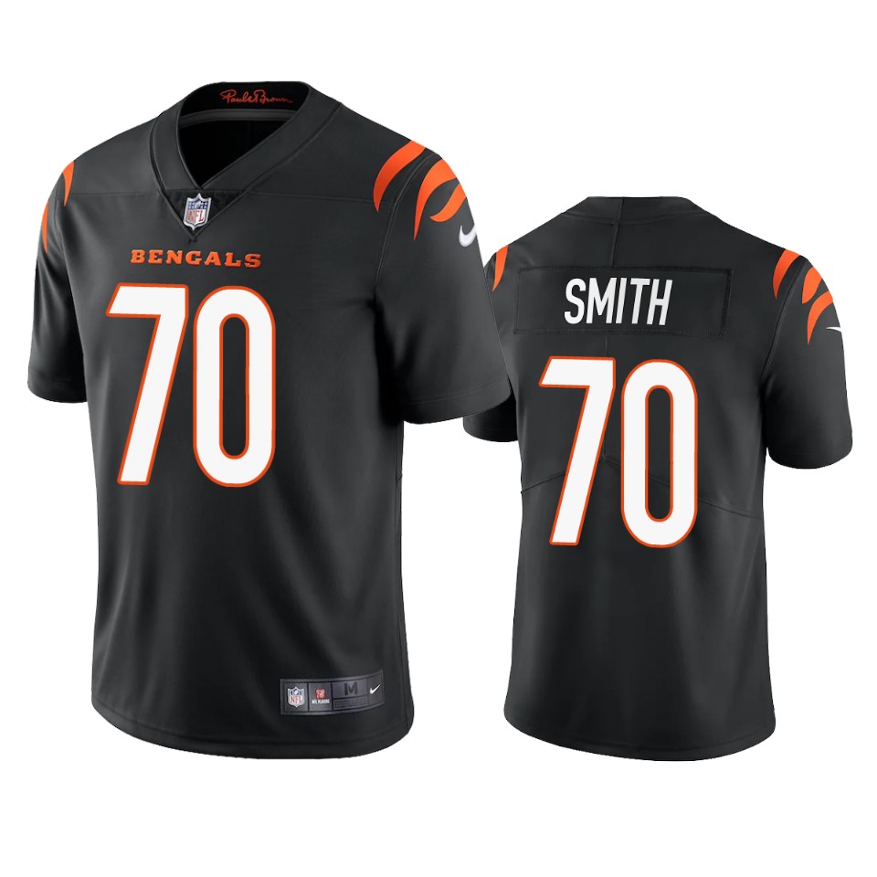 d'ante smith bengals black vapor jersey