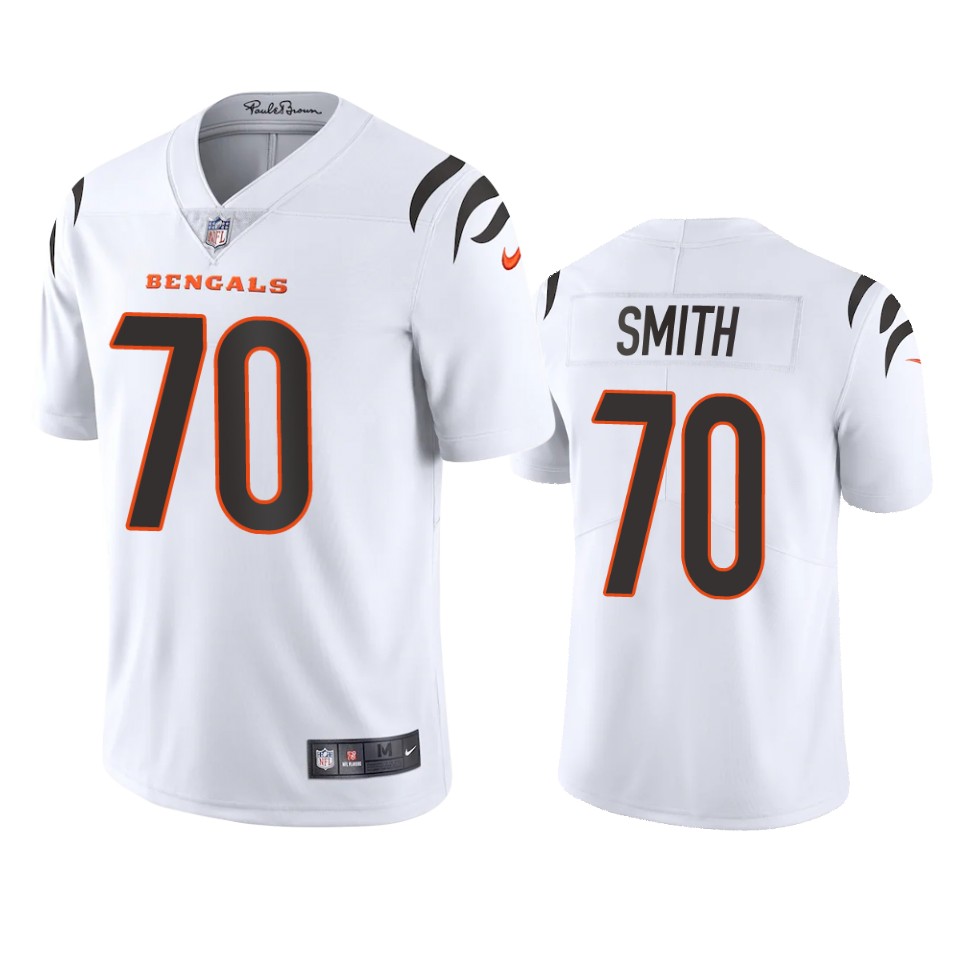 d'ante smith bengals white vapor jersey