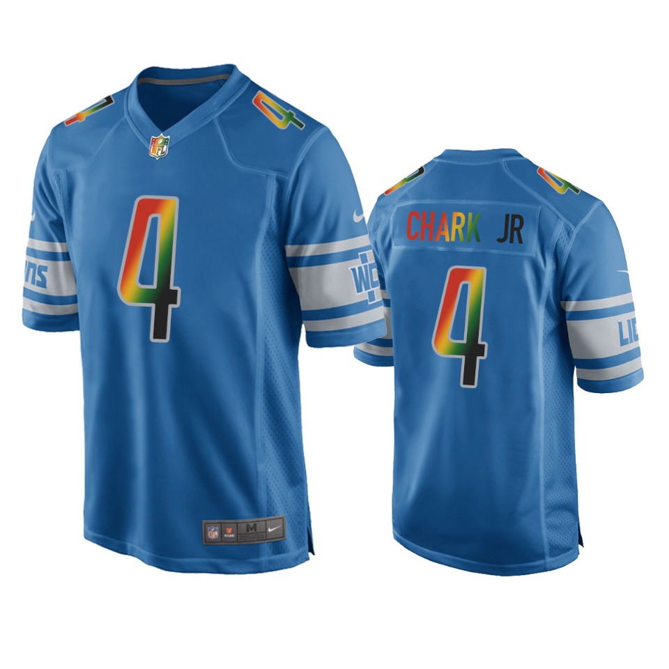 d.j. chark jr. lions blue juneteenth freedom day jersey