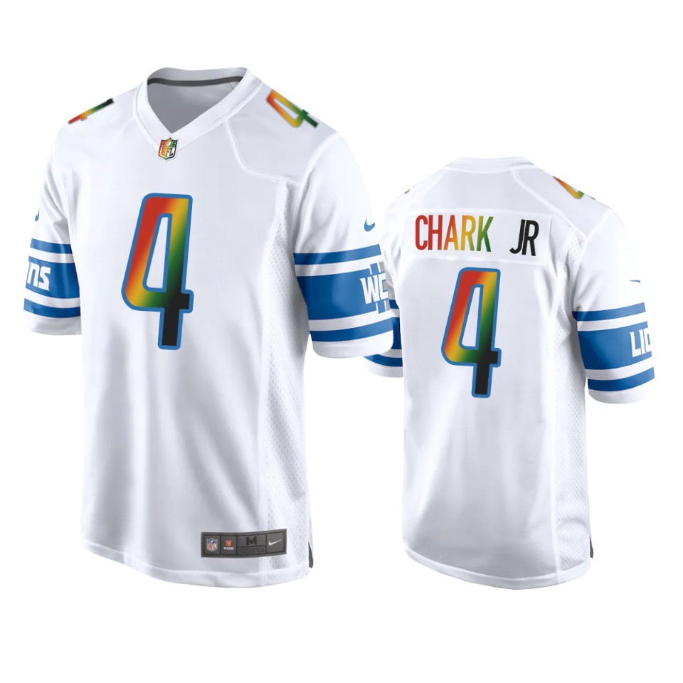 d.j. chark jr. lions white juneteenth freedom day jersey