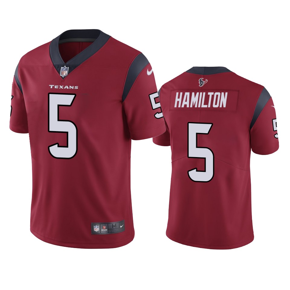daesean hamilton texans red vapor jersey