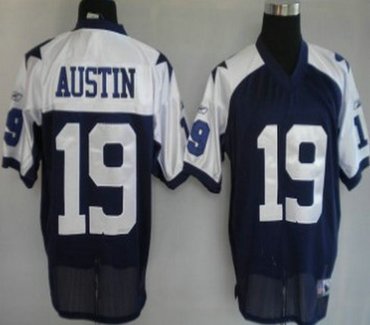 Dallas Cowboys #19 Austin Youth Blue Thanksgivings Jerseys