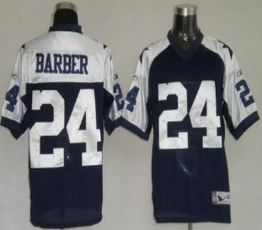 Dallas Cowboys #24 Barber Youth Blue Thanksgivings Jerseys