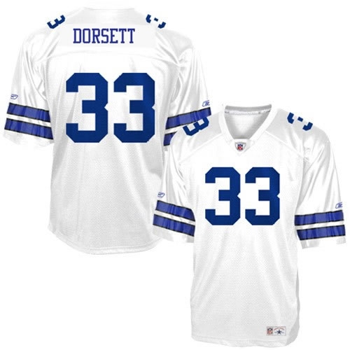 dallas cowboys #33 dorsett white throwback jersey