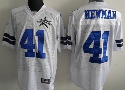 dallas cowboys #41 newman white with 50th jersey