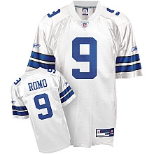 dallas cowboys #9 tony romo white stitched replithentic jersey