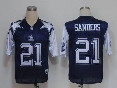 dallas cowboys 21 deion sanders throwback jersey