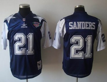 dallas cowboys 21 mike jenkins jerseys throwback blue 75th
