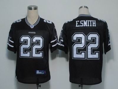 dallas cowboys 22 e.smith black jerseys