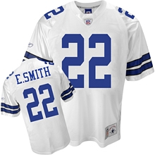 dallas cowboys 22 e.smith white jersey